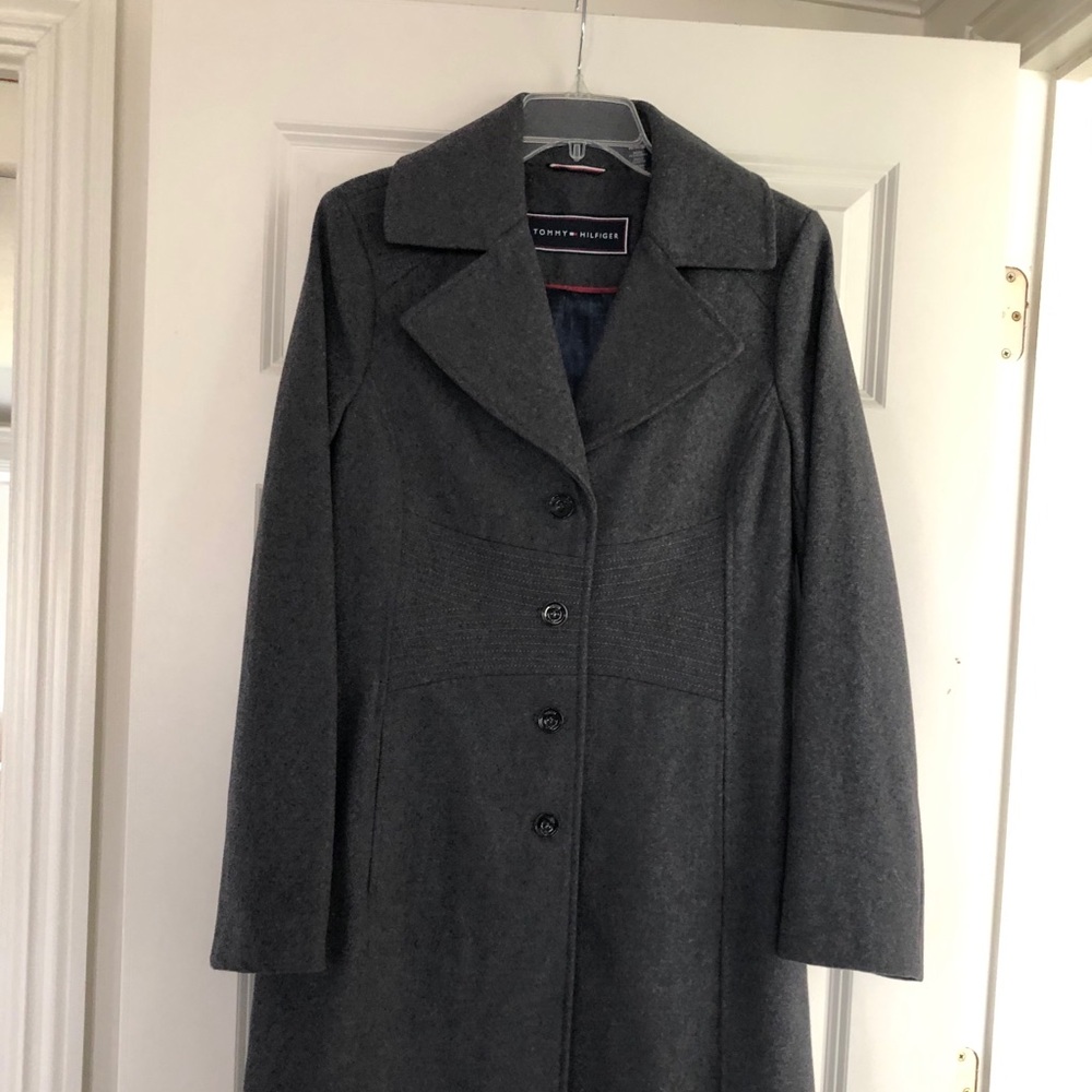 Grey TH coat. Never worn